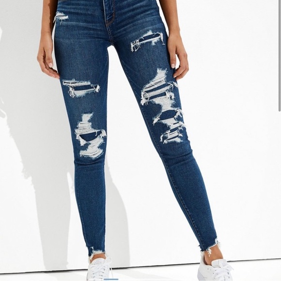 American Eagle Ne(xt) Level Patched high waste Jegging - Picture 3 of 11